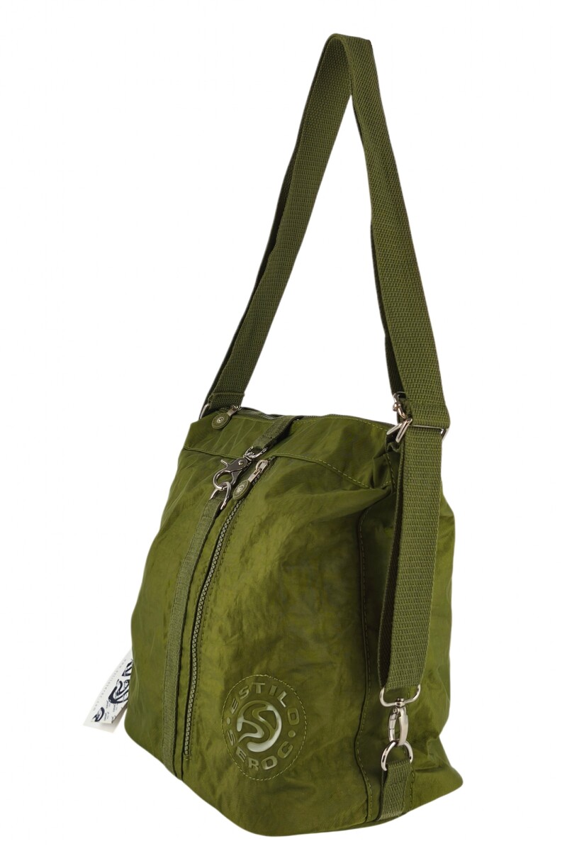 Bolso cartera mochila Verde