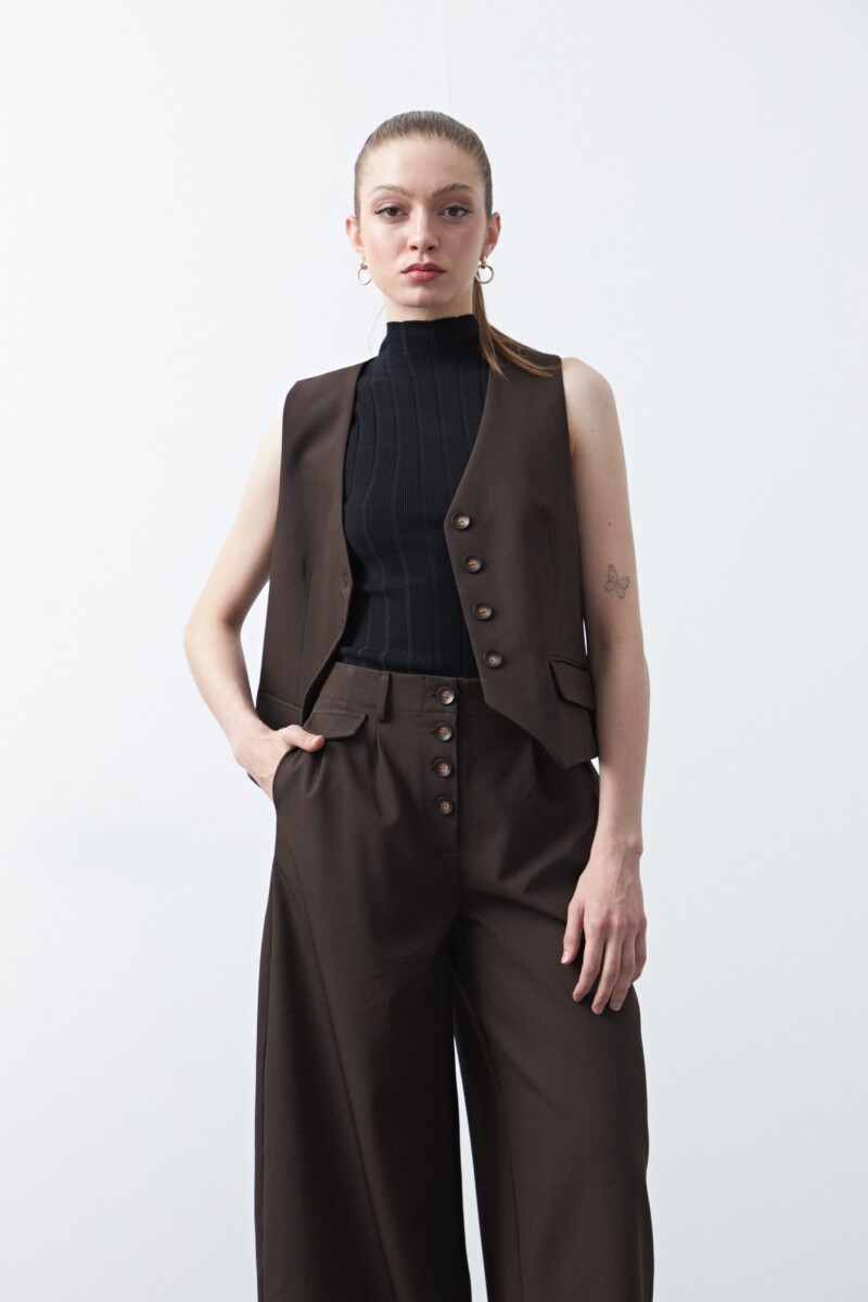 PANTALÓN NIA Chocolate