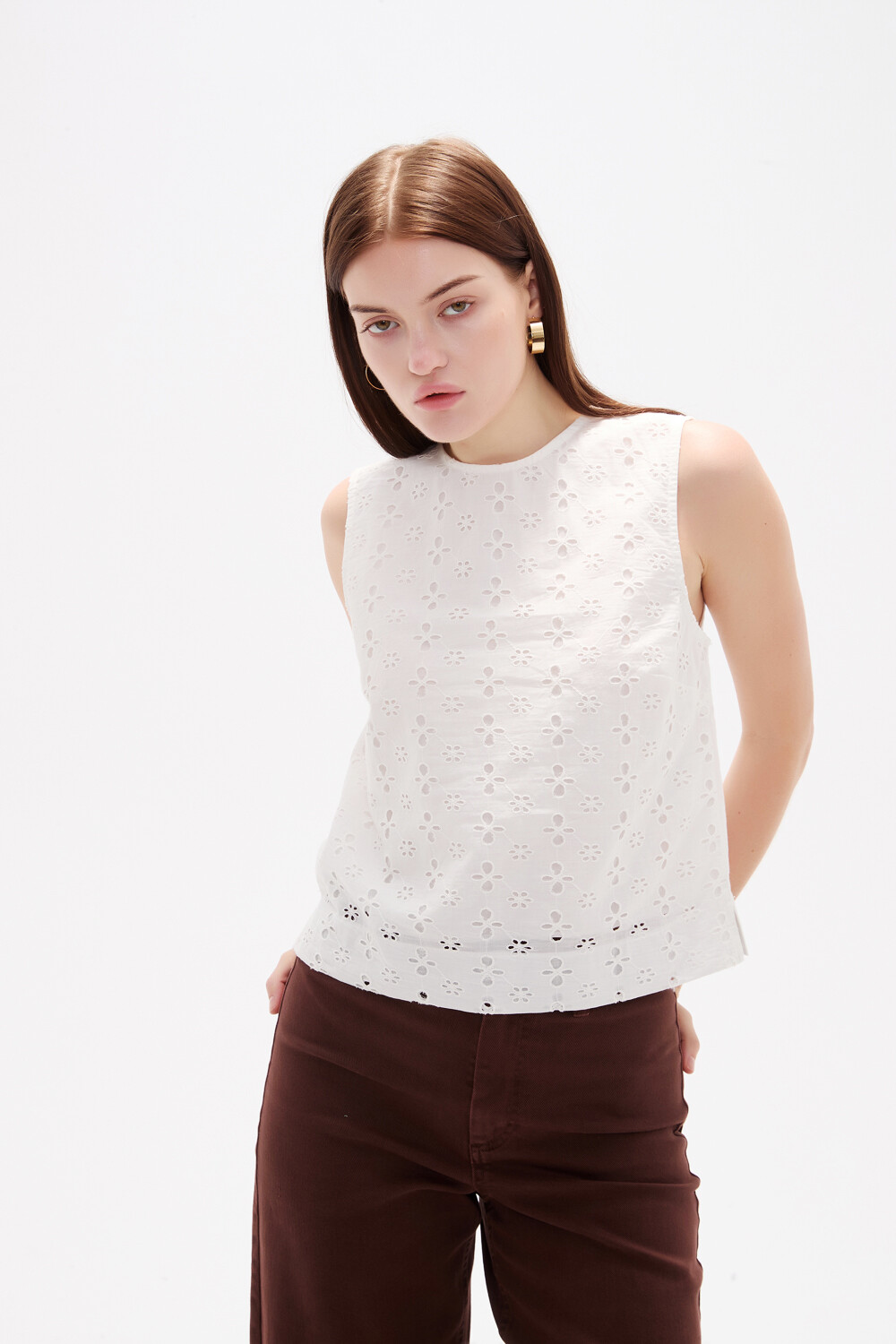 Blusa Rilio Marfil / Off White