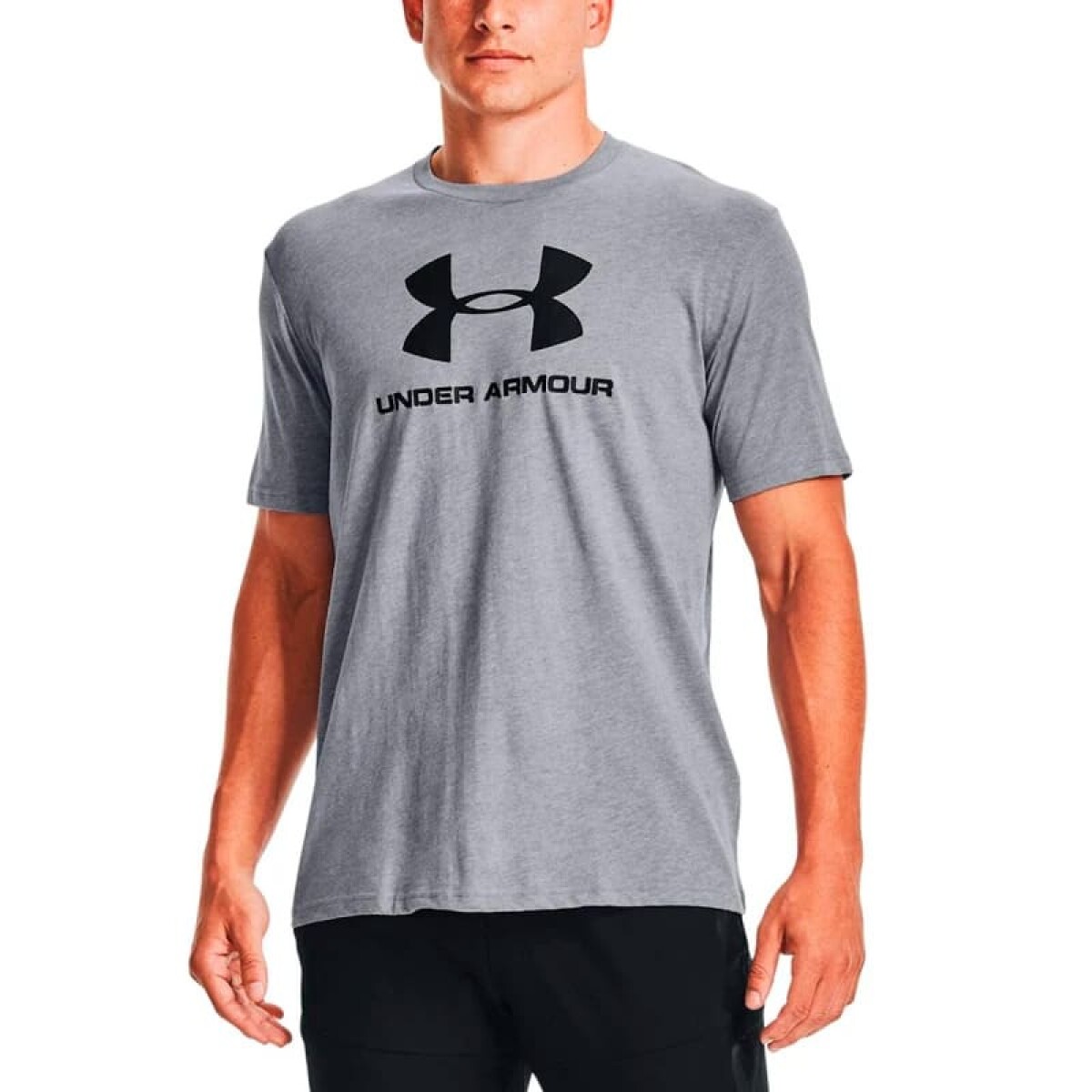 Remera Under Armour Sportstyle Logo de Hombre - 590-036Y81 - Gris 