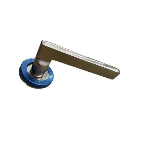 Cerradura Puerta Interior Metal Con 3 Llaves Lumax Plateado