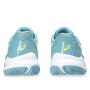 GEL Challenger 14 Clay - Mujer Gris Blue/safety Yellow