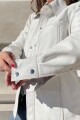 Camisa fio larga Gastada blanca