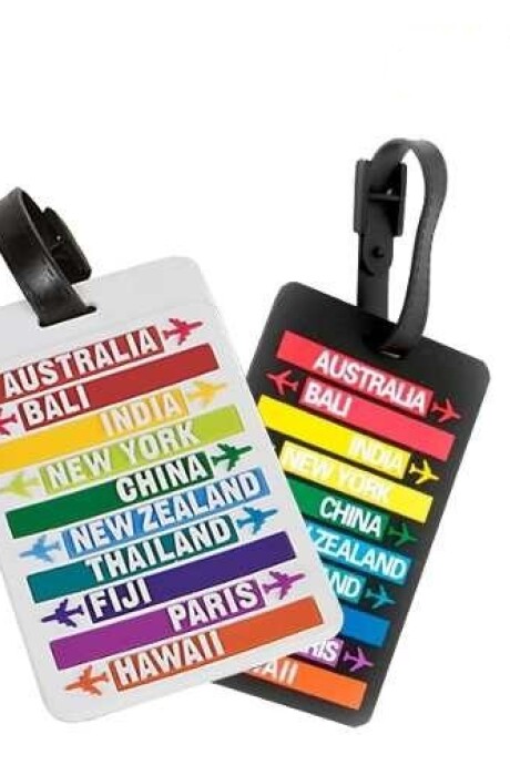Set De 2 Identificadores De Valijas/maletas brio para viaje Destinos