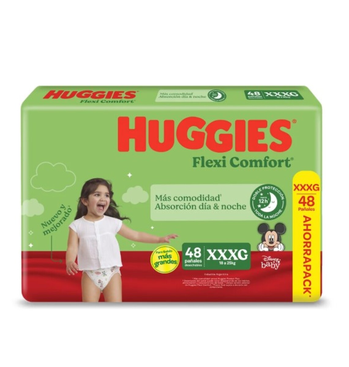 Huggies Flexi Comfort pañales XXXG x48 