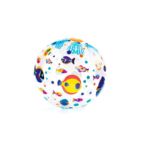 Pelota Inflable Djeco Fishes Ball Diseño Animado