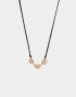 Collares Cortos Con flores Collar Corto Con Flores - Dorado
