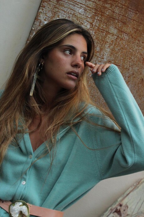 Set Coat Verde Agua