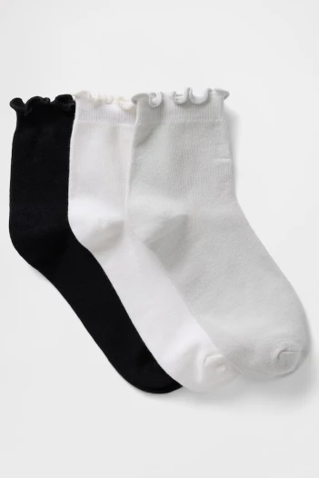 Medias Pack X3 Mujer White V2 Global