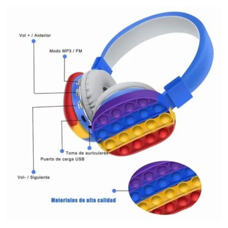 Auriculares pop it con cable V01