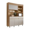 Mueble Modular 3 Cuerpos REALEZA Marron/Gris