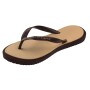 Sandalias Havaianas Top Point Fusion Mujer Marron Oscuro/Dorado