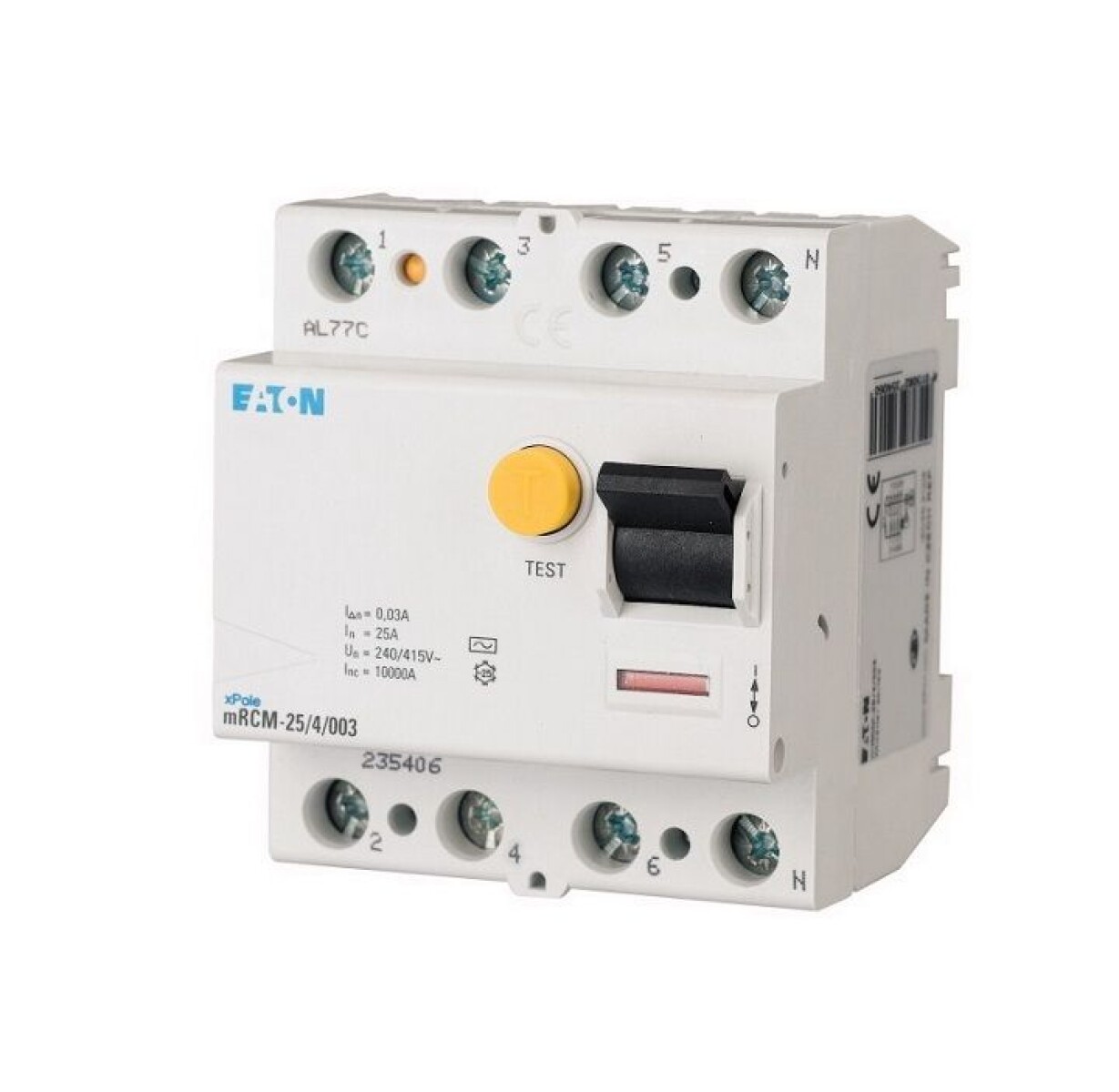 DISYUNTOR DIFERENCIAL mRCM 4P 40A 30MA - EATON 