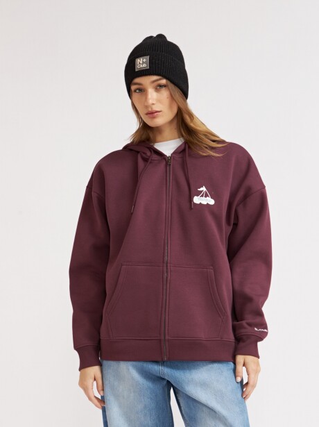 CAMPERA CHERRY BORDO