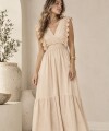 Vestido Amanda beige