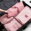 Set de 6 Organizadores de Valija Equipaje para Viaje Rosado