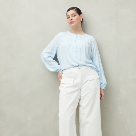 CAMISA REBELLE Celeste