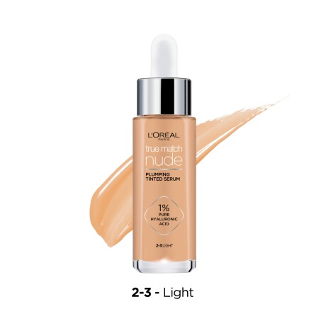 Base en Sérum L'Oréal Paris True Match Nude Plumping Tinted Serum 2-3 Light 30ml Base en Sérum L'Oréal Paris True Match Nude Plumping Tinted Serum 2-3 Light 30ml