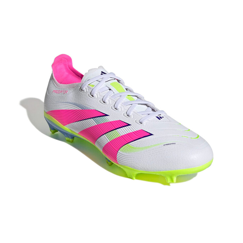 Championes de Fútbol Hombre Adidas Predator League FG/MG Blanco-Rosado