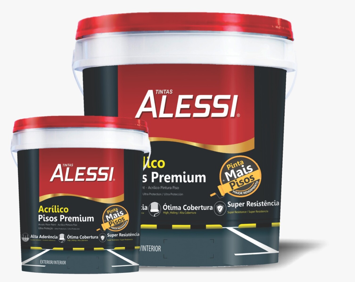 Látex Acrílico para Pisos Ultra 3.6L Alessi - Verde 