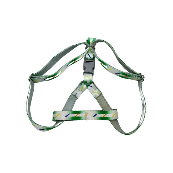 Arnes Correa Pretal Perro Mascota Ajustable Grande Variante Color Verde