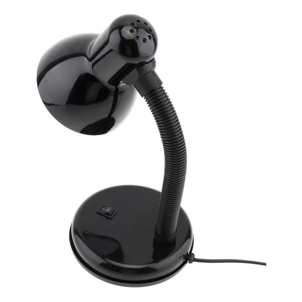 Lampara Para Escritorio Con Base Interruptor Mesa Portatil Color Variante Negro