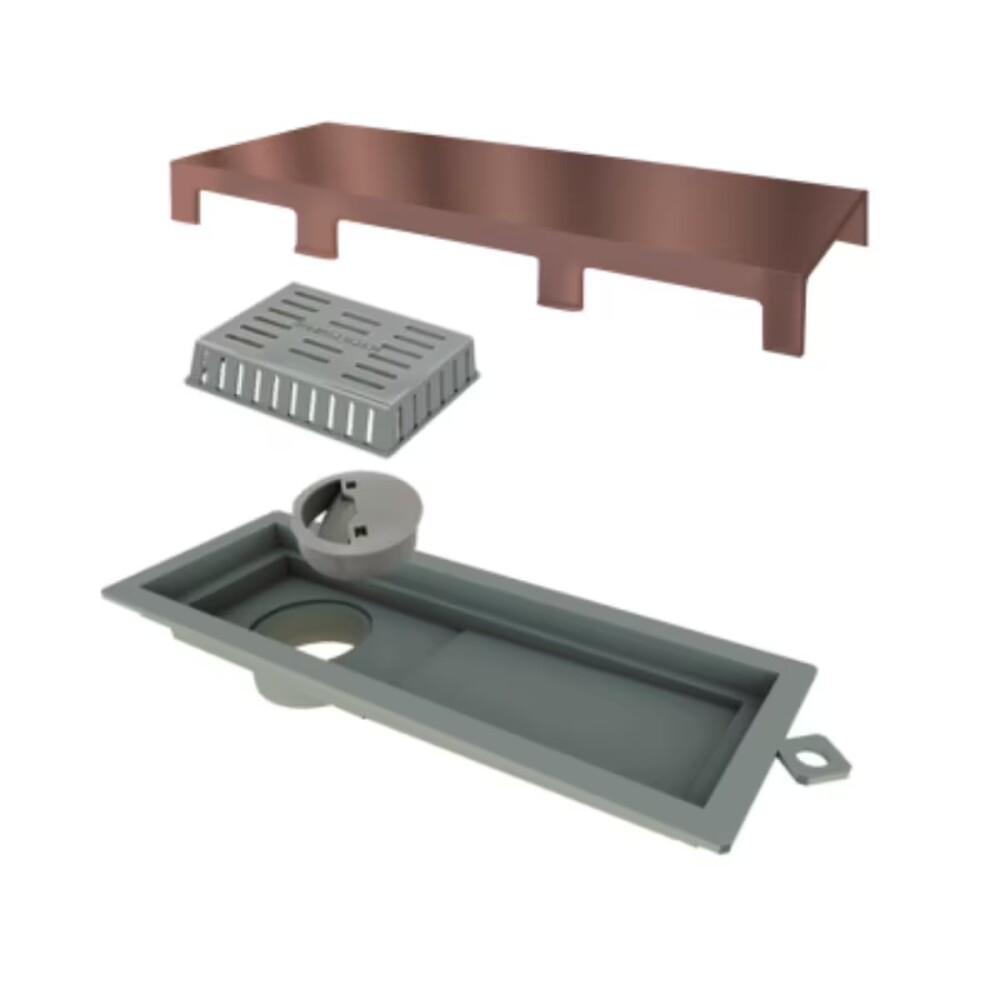 ELLEVE Receptaculo tapa ac inox rosa gold 25cm Tiny Elleve Receptaculo Tapa Ac Inox Rosa Gold 25cm Tiny