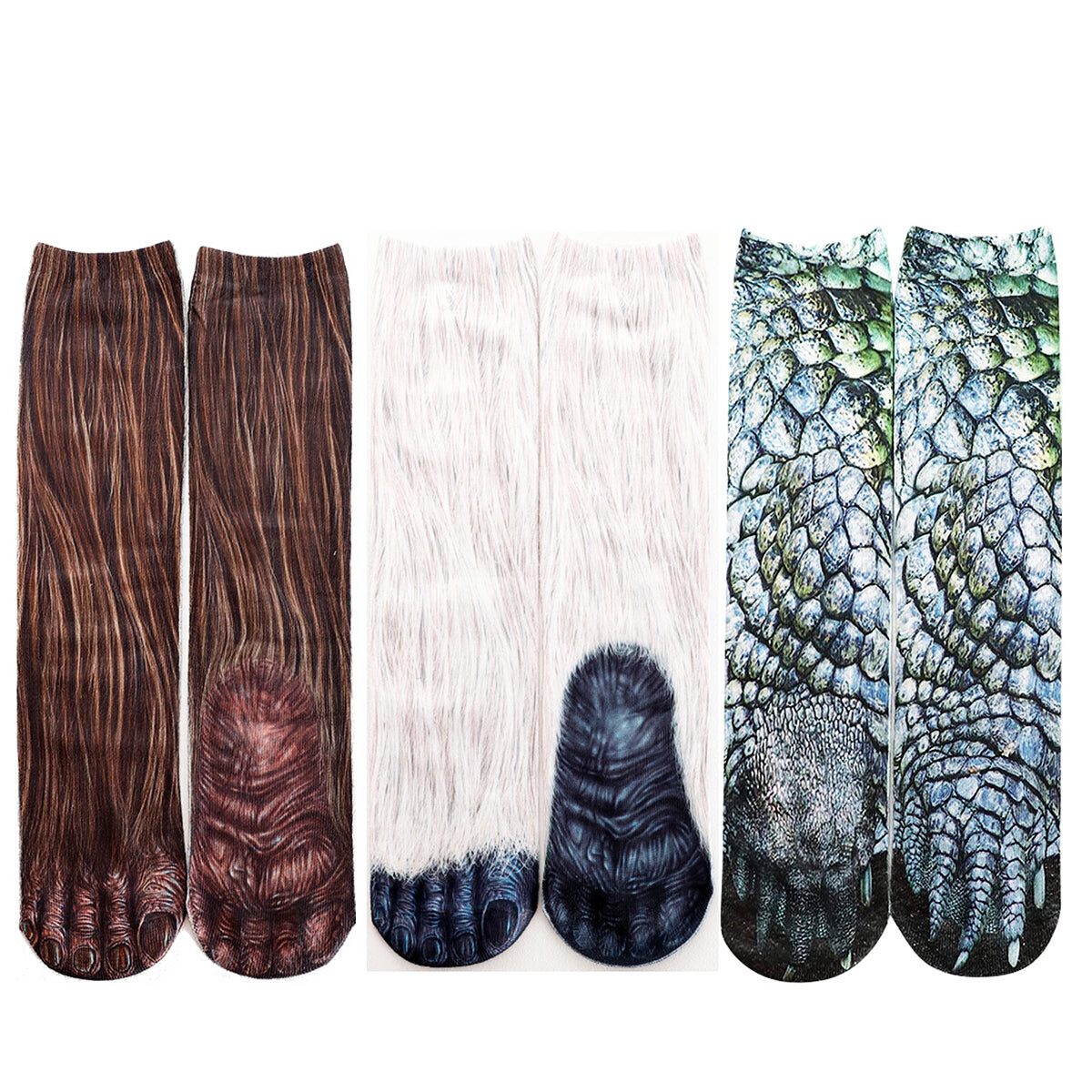 Medias Largas Animadas Diseño Animales Pack X3 20cm - Dep006006-x3 