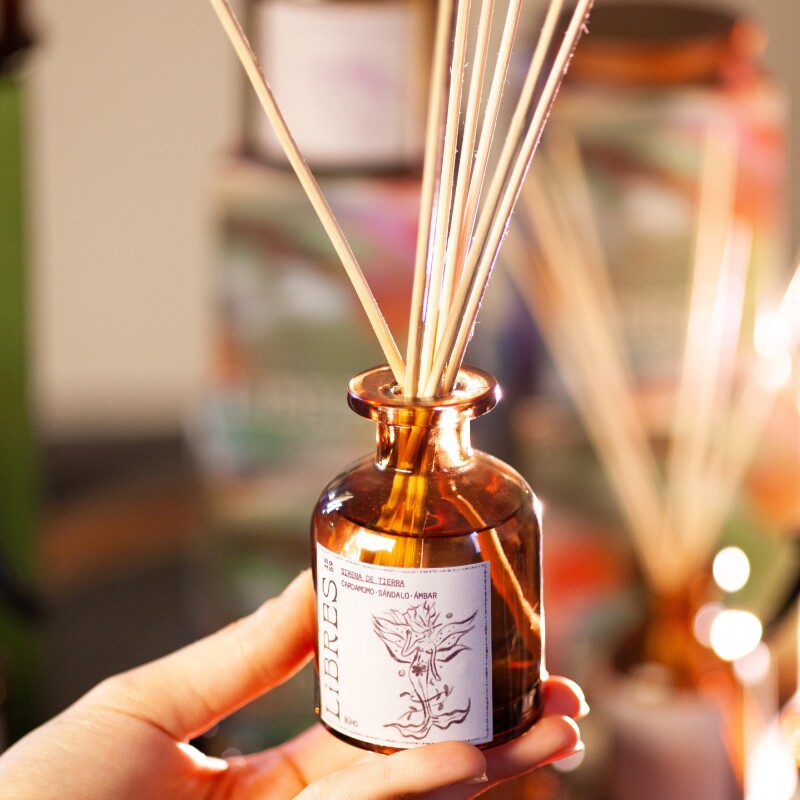 Difusor aromatizador de ambientes 80ml Sirena de Tierra