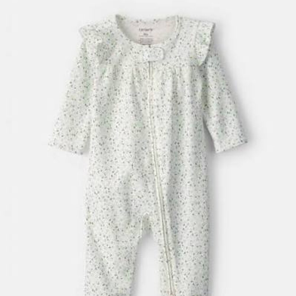 Enterito Carters Algodón con pie dots aqua Enterito Carters Algodón con pie dots aqua