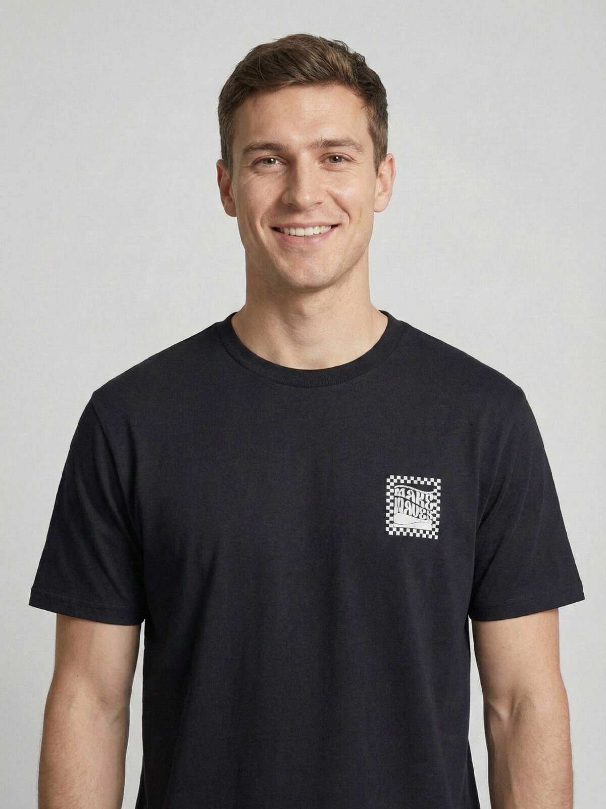 T-SHIRT MAKE WAVES NEGRO