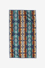Toalla oversized Jacquard Azul