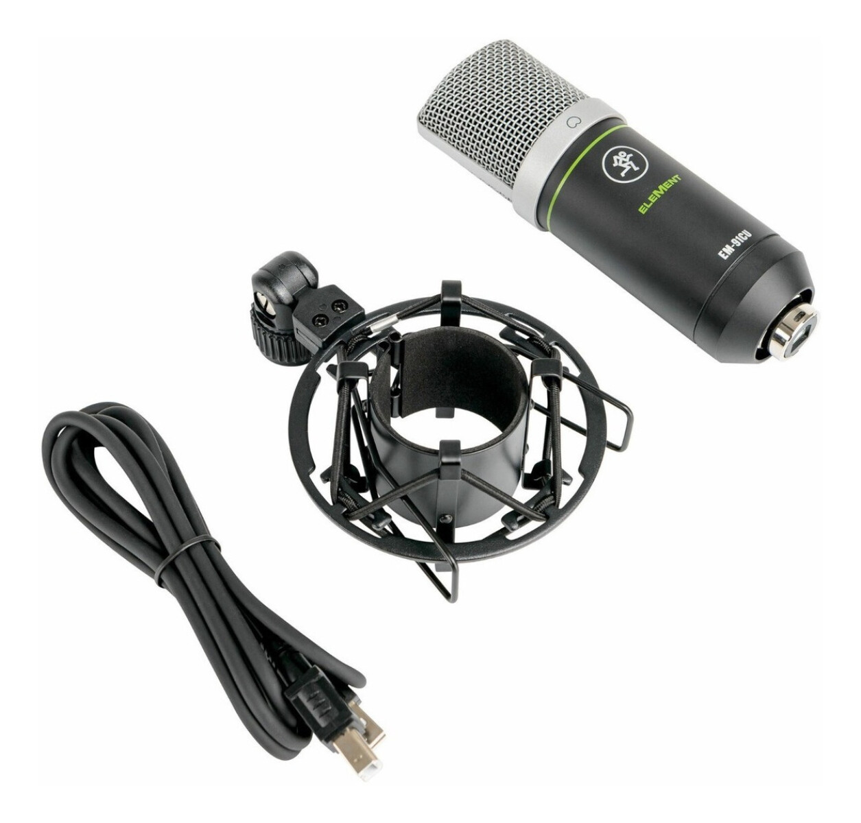 Microfono Condenser Mackie Em91cu Usb + Accesorios 