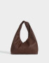 Saca Cartera Shopper Combinada - Marron Chocolate