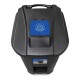 Tarro de residuos con ruedas y pedal 120 lts AZUL