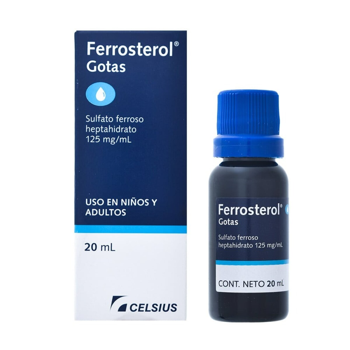 Ferrosterol Gotas 20 Ml | Suplemento Hierro Pediátrico 