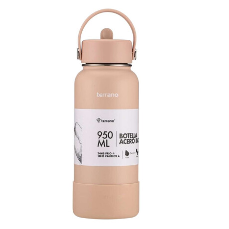 Botella Térmica Con Pico 950Ml. Rosado