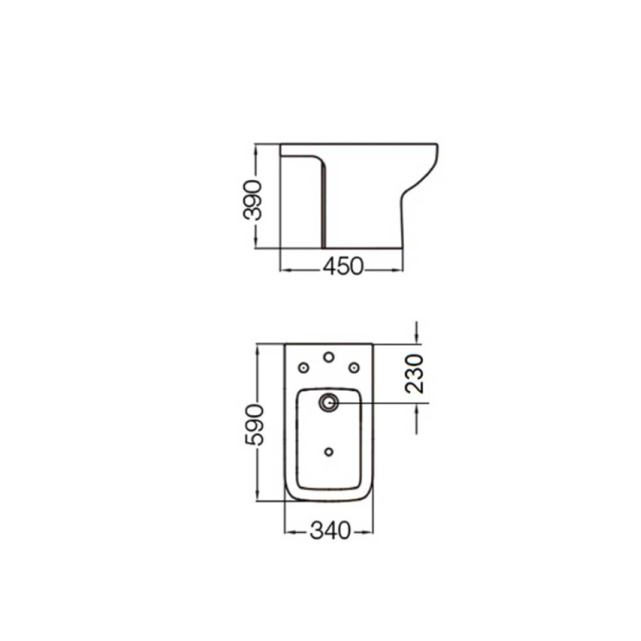 Bidet Trento Tres Agujeros Bidet Trento Tres Agujeros