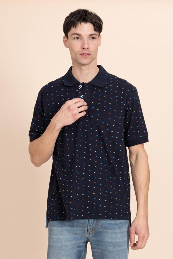 Camiseta polo Azul