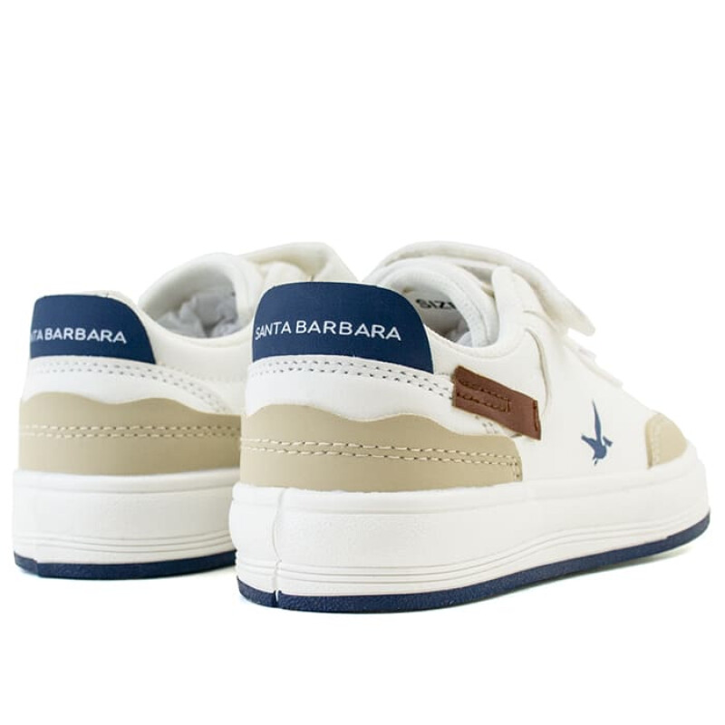 Championes Santa Bárbara Dolphin de Niños Blanco-beige