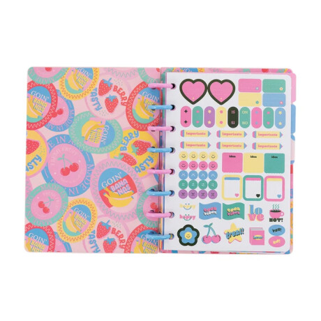 Cuaderno Mooving A5 c/ Discos Limón