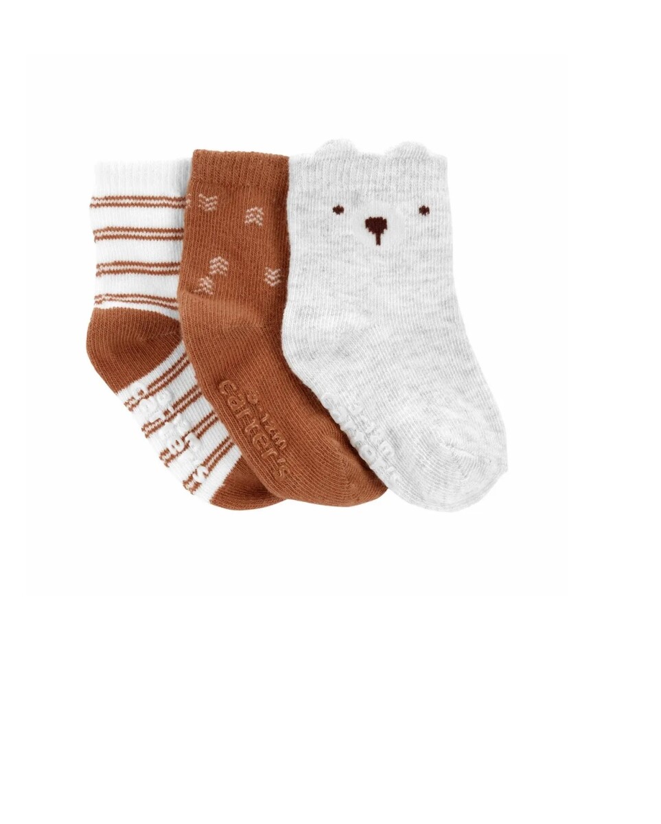 Set Medias Carters x3 Terra oso 