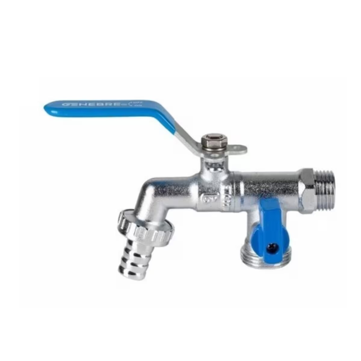 Canilla Esférica 1/2 X 3/4 Doble Salida Genebre 