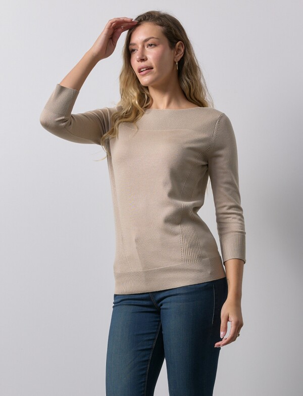 Buzo Ribs BEIGE