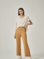 Pantalon Iwanow Beige Oscuro