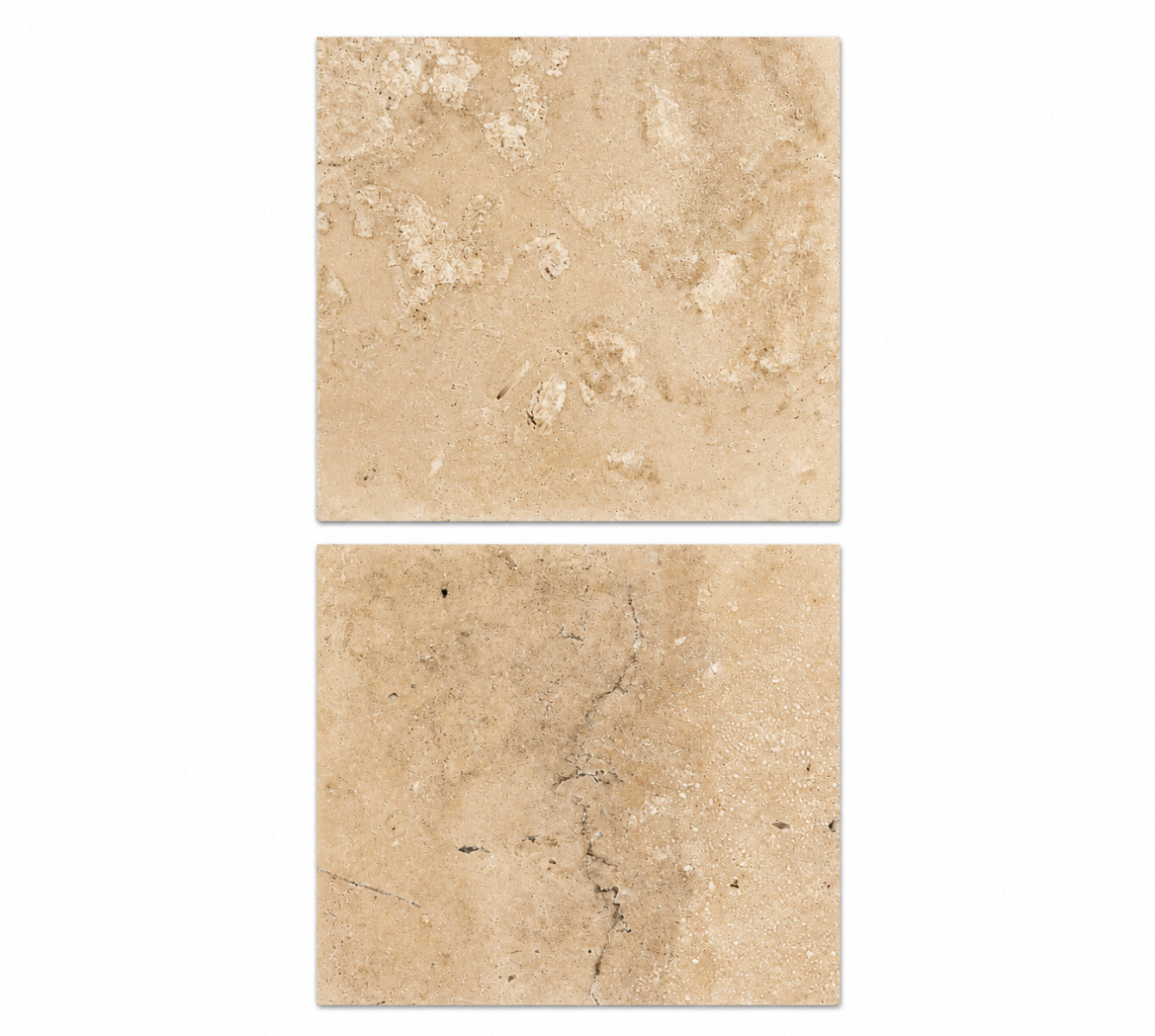 Revestimiento de Piedra Natural Travertino Hierropolis Tumbled Kit Patron Frances 