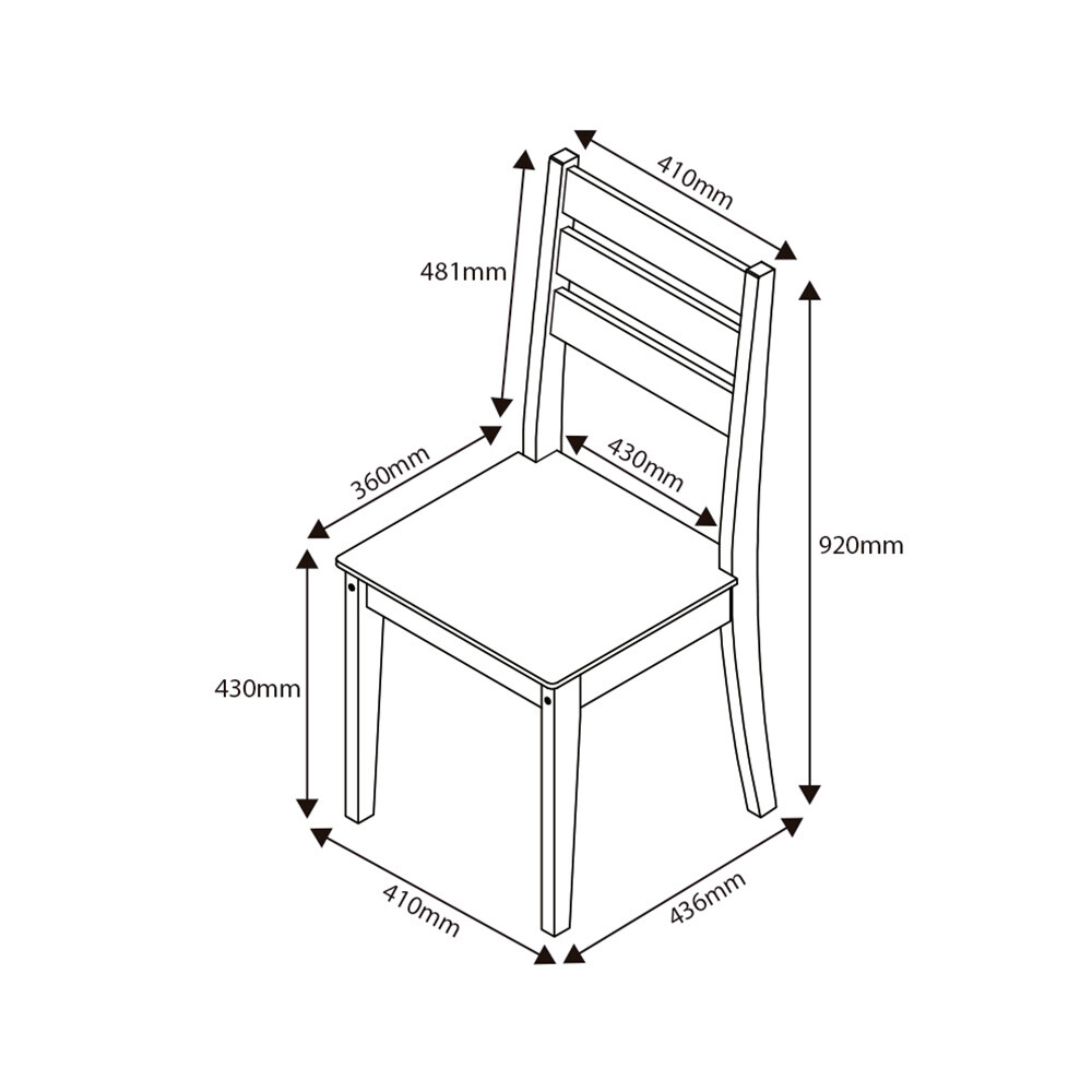SILLA MODELO DAKAR CEDRO COLOR TERRACOTA Silla Modelo Dakar Cedro Color Terracota