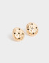 Aros Pasantes Limited Edition Aro Pasante Martillado - Dorado