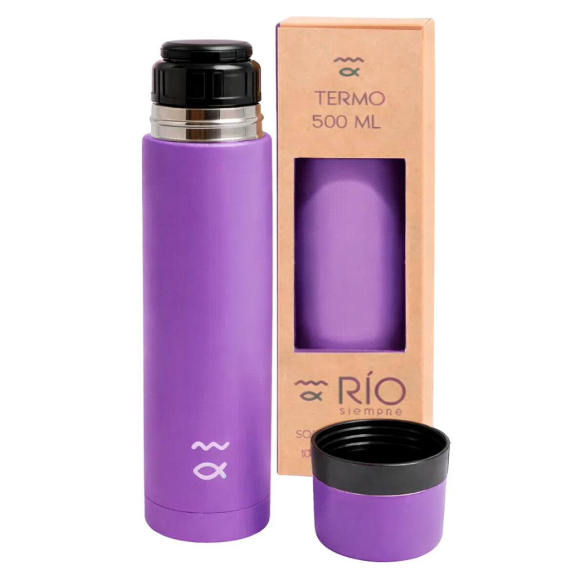 TERMO RÍO 500ML LILA AMATISTA - LILA 
