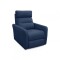 Poltrona Reclinable - Eléctrica 100% de cuero - Virgina Azul